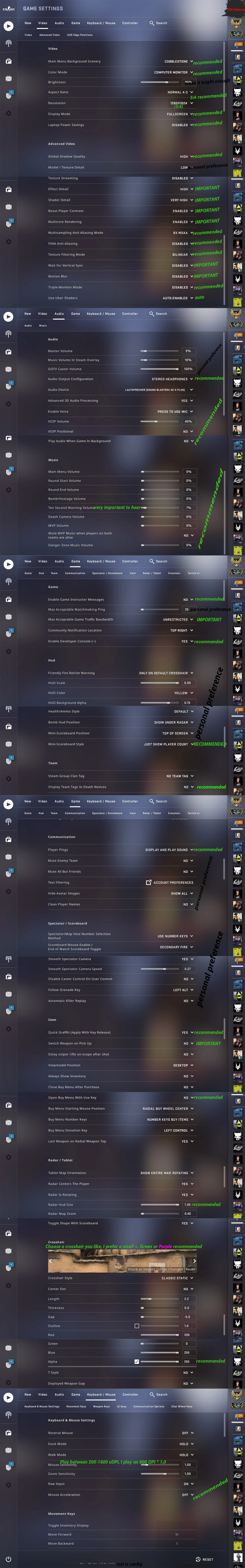 CS2 Optimal Video Settings Screenshot